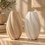 Modern Wavy Ceramic Vase