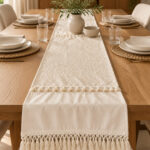 Beige Table Runner