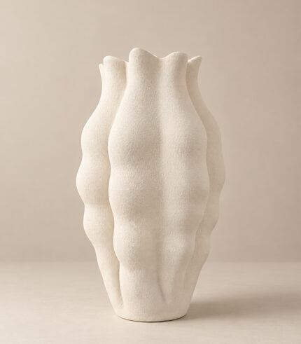 Large Heavy Ceramic Modern Vase
