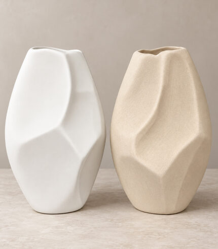 Large Ceramic Boho Sculptural Vase