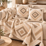 Decorative Blanket Set with 2 Pillow Covers