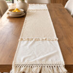 Beige Table Runner