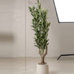 Artificial Olive Tree with Plastic Pot