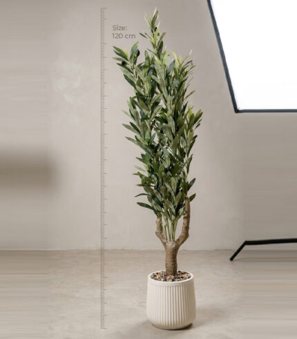 Artificial Olive Tree with Plastic Pot