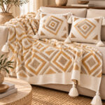 Decorative Blanket Set with 2 Pillow Covers