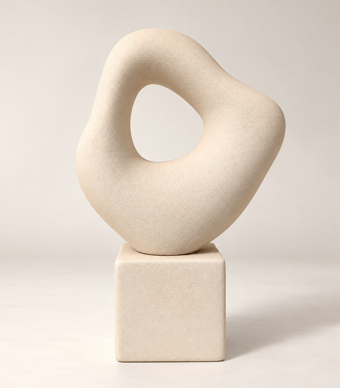 Ceramic Abstract Statue
