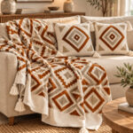 Decorative Blanket Set with 2 Pillow Covers