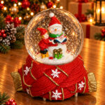 Snowman Crystal Ball Christmas Decoration
