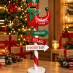 Metal Christmas Stand Decoration